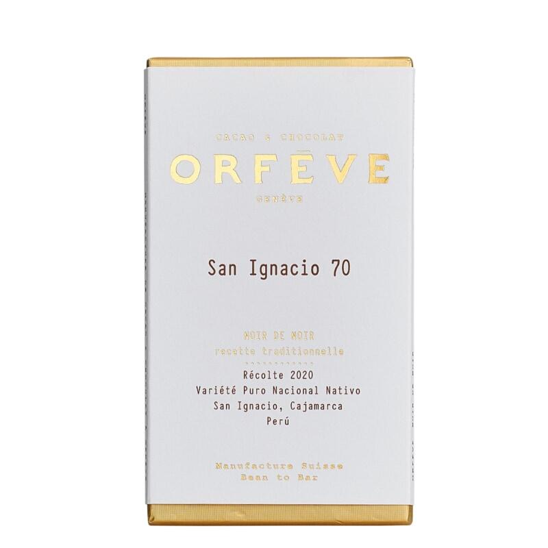 San Ignacio 70, Pérou, Chocolat Noir de Noir Extra Fin 2020, Orfève