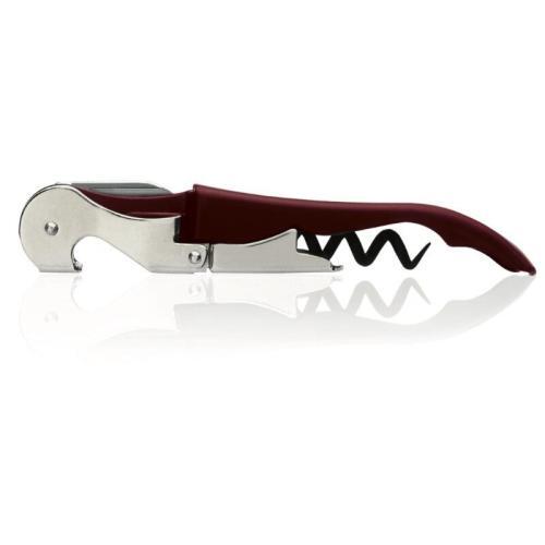 Tire-bouchon Pulltaps bordeaux classique à double levier.