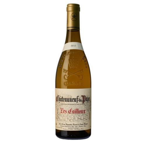 Bouteille de 75 cl de Châteauneuf-du-Pape blanc Les Cailloux 2023 du Domaine André Brunel.