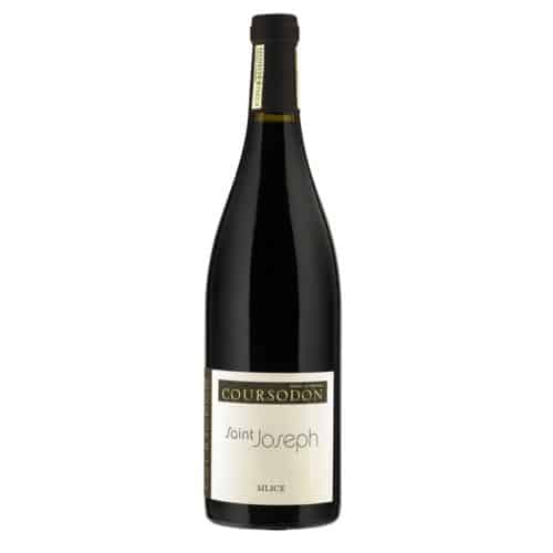 Bouteille de Saint joseph rouge Silice 2022 du Domaine Coursodon.